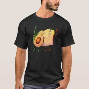 T-shirt Toast à l'avocat Fruit Pain de perruche alligator 