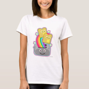 T-shirt Toast arc-en-ciel de Kawaii