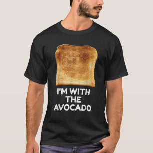 T-shirt Toast I m With Avocado Couples Halloween Costu