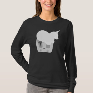 T-shirt Toaster Chat Kitten Lieu de repos préféré