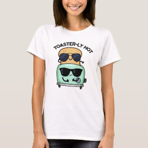 T-shirt Toasterly Chaud Blague sur grille-pain 