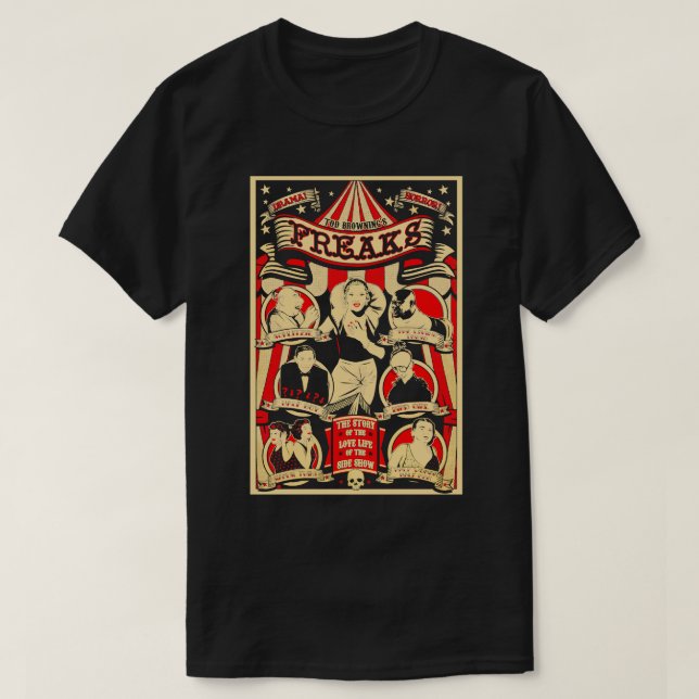 T-shirt Tod Browning Cult Classic 1932 (Design devant)