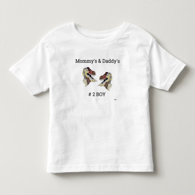 T-Shirt : Toddler Dinosaurs (Front)