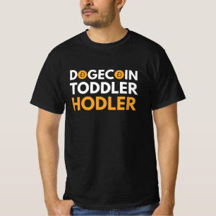 T-shirt Toddler Hodler Crypto Dogecoin Bitcoin Ethereum