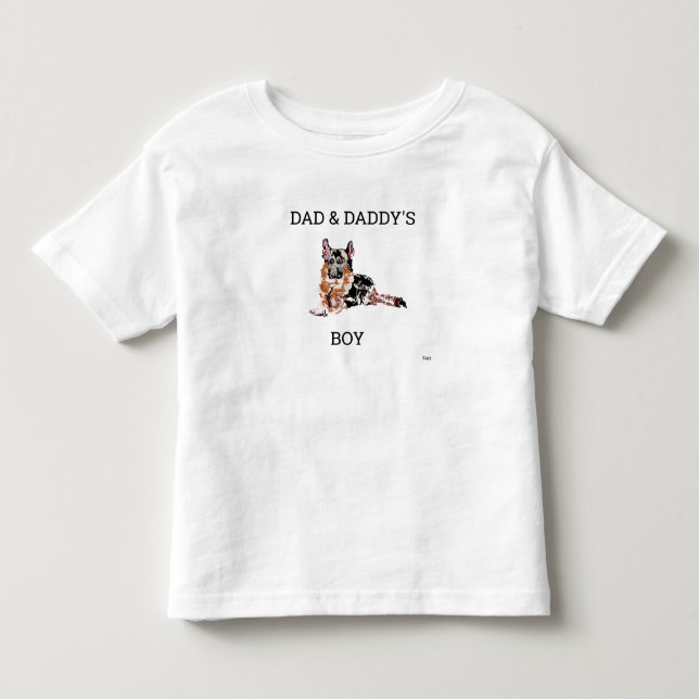 T-Shirt : Toddler's  German Shepherd (Front)