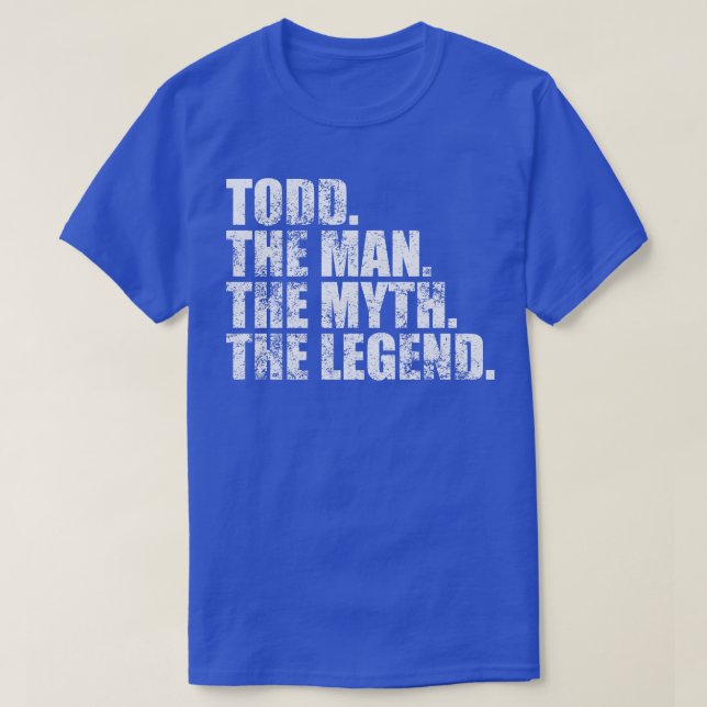 T-shirt ToddTodd Nom de famille Todd nom de famille Todd N (Design devant)