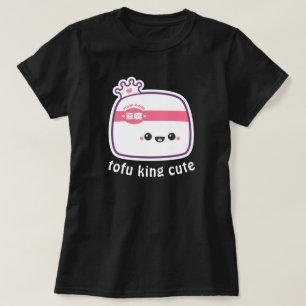 T-shirt Tofu drôle avec le visage heureux