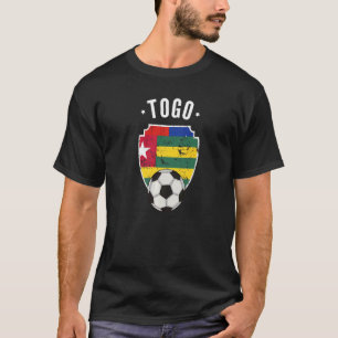 T-shirt Togo Football Togo Drapeau Football Togolais Fiert