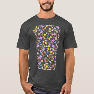 T-shirt ToGo Tasse De Fleurs De Café Silhouette