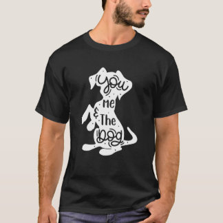 T-shirt Toi et moi et le chien du couple de chien Humour C