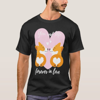 T-shirt Toi et moi pour toujours en amour Couple de la Sai