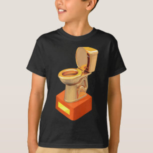 T-shirt Toilette pour perdant de fantasy football drôle 
