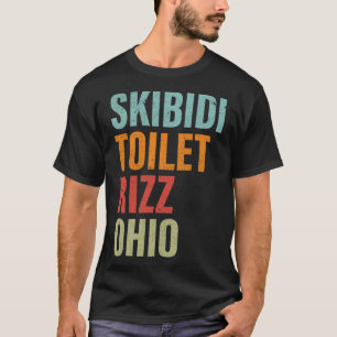T-shirt Toilette Skibidi Rizz Ohio