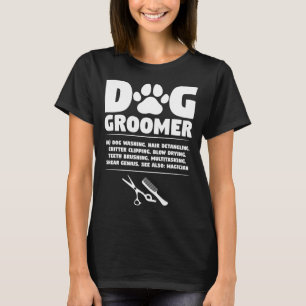 T-shirt Toiletteur pour chiens hommes définition performan