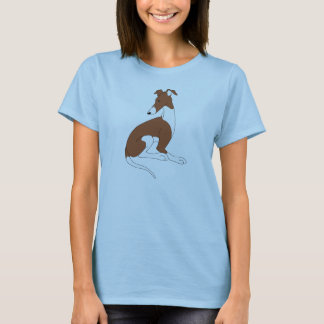 T-shirt Toit assis (BROWN & BLANC)