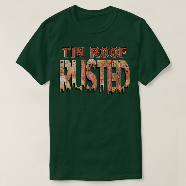 T-shirt Toit Tin Rouillé (Design devant)