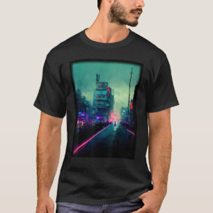 T-shirt Tokyo Cyberpunks Rétro lo fi indie Japon ambiance