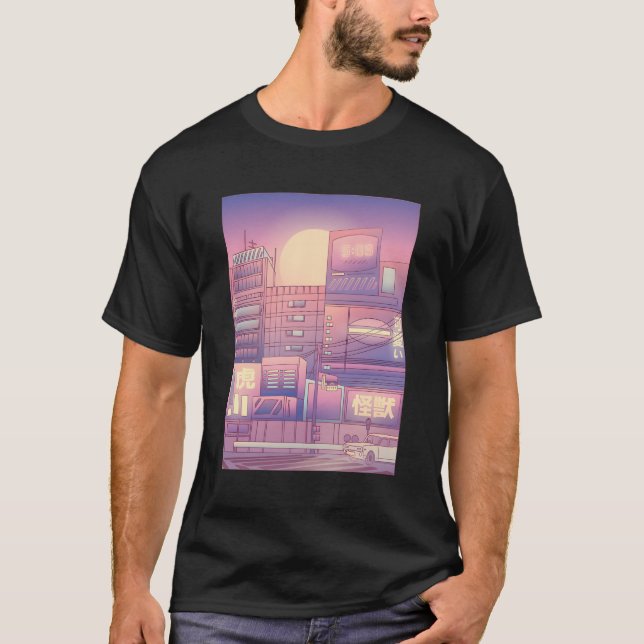 T-shirt Tokyo Vaporwave esthétique japonaise Chillwave Jap (Devant)