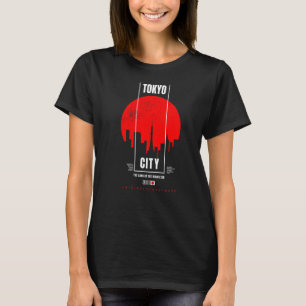 T-shirt Tokyo Ville Terre Du Soleil Levant