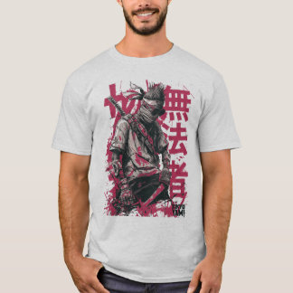 T-shirt Tokyo Yami – Samouraï hors-la-loi avec typographie