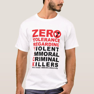T-SHIRT TOLÉRANCE ZÉRO
