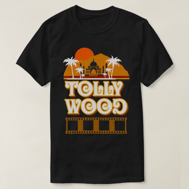 T-shirt Tollywood Retro Telugu Cinema Indien Amateurs de c (Design devant)