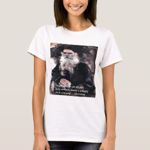 T-shirt Tolstoï Anna Karenina Joyeuses Familles Comme Cita