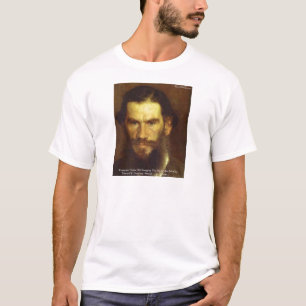 T-shirt Tolstoï "Changez Vous-même" Citation de sagesse Ca