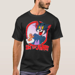 T-shirt Tom And Jerry Retro Style Portrait 