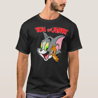 T-shirt Tom And Jerry Simple Portrait Logo Premium