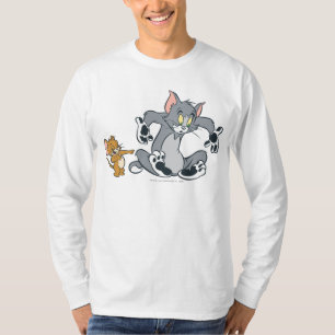 T-shirt Tom et chat noir de patte de Jerry