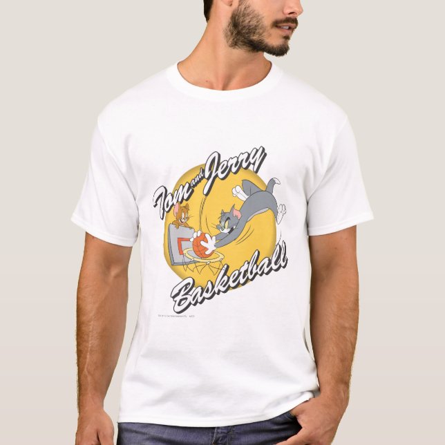 T-shirt Tom et Jerry Basketball 2 (Devant)