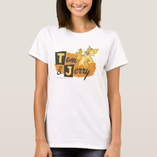 T-shirt Tom et Jerry Mouse en Paw Logo
