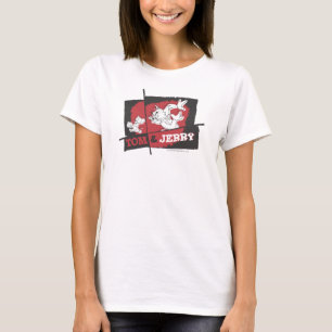 T-shirt Tom et Jerry Red et Black