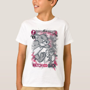 T-shirt Tom et Jerry Regardez votre dos