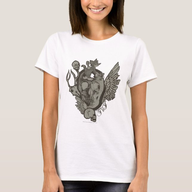 T-shirt Tom et Jerry Skull (Devant)