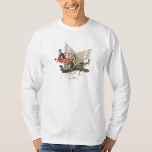 T-shirt Tom et roues de Jerry Custume