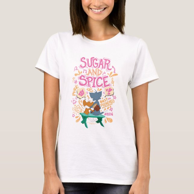 T-shirt Tom & Jerry - Sugar And Spice (Devant)