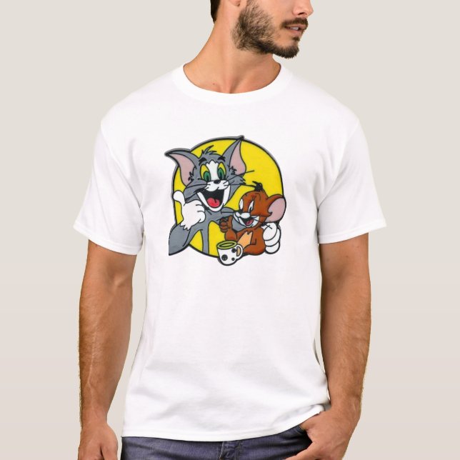 T-shirt Tom & Jerry Vibes — Le chaos ne vieillit jamais !  (Devant)