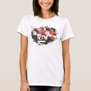 T-shirt Tom Logo noir et rouge