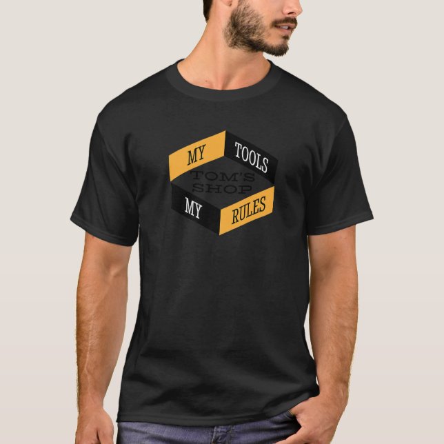 T-shirt Tom S Acheter Mes Outils Mes Règles Mécanique Trav (Devant)