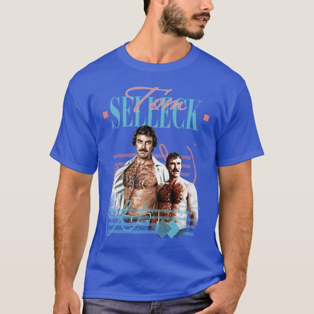 T-shirt Tom Selleck Retro friend gift (Devant)