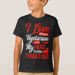 T-shirt Tomates Légumes Légumes Gardeners J'Aime Être V