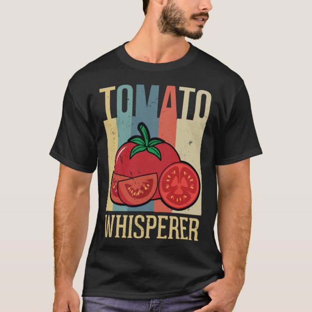 T-shirt Tomato Whisperer Gardening  1 (Devant)