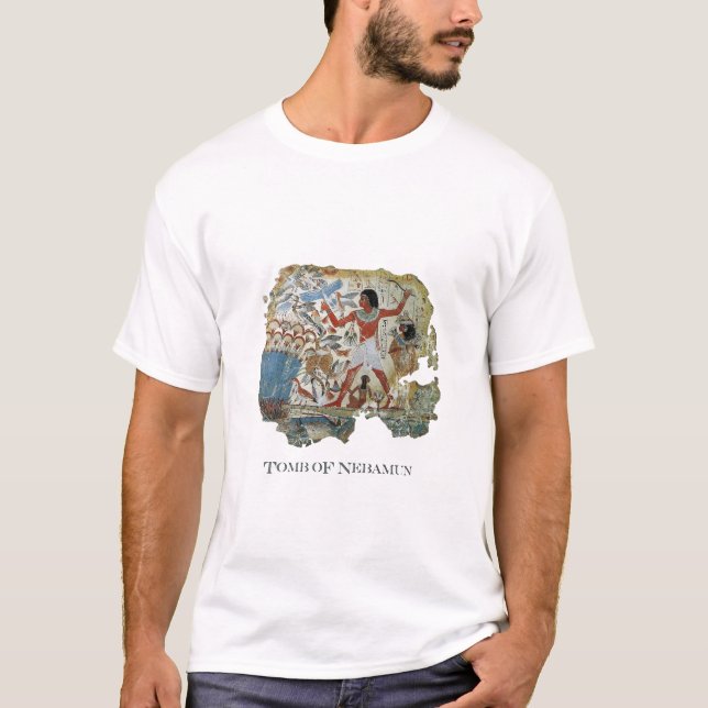 T-shirt Tombeau de Nebamun : Fowling (Devant)