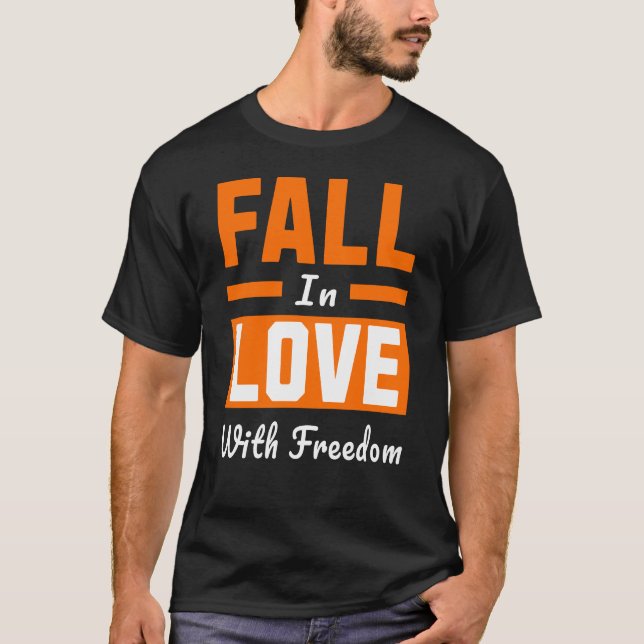 T-shirt Tomber dans l'amour (Devant)