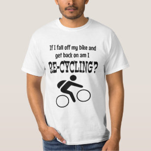 T-shirt Tomber mon vélo noir