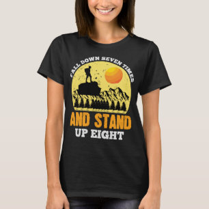 T-shirt Tomber Sept Fois Et Se Tenir Huit
