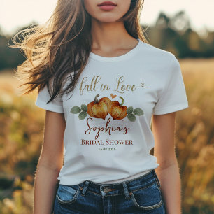 T-shirt Tombez amoureux de la chemise de douche de mariage