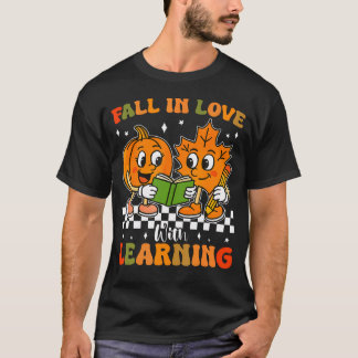 T-shirt Tombez Amoureux De L'apprentissage Pour Les Enseig